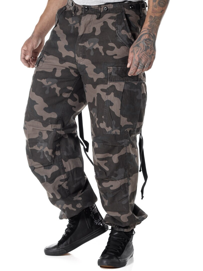 M-65 Vintage Cargohousut - Dark Camo