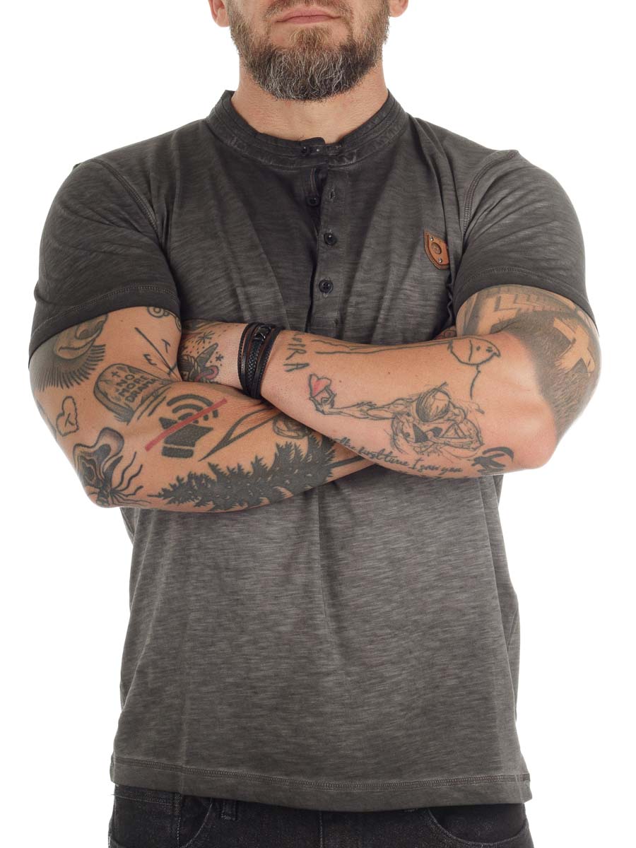 Alvaro Cipo Baxx CT835 T-shirt - Dark grey_4.jpg