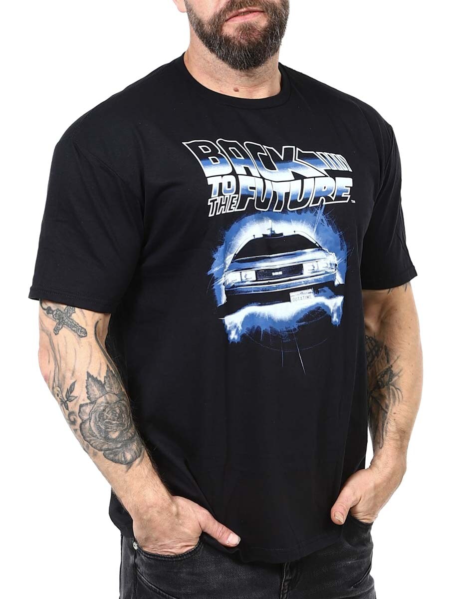 Back To The Future Flying Delorean T-shirt_3.JPG