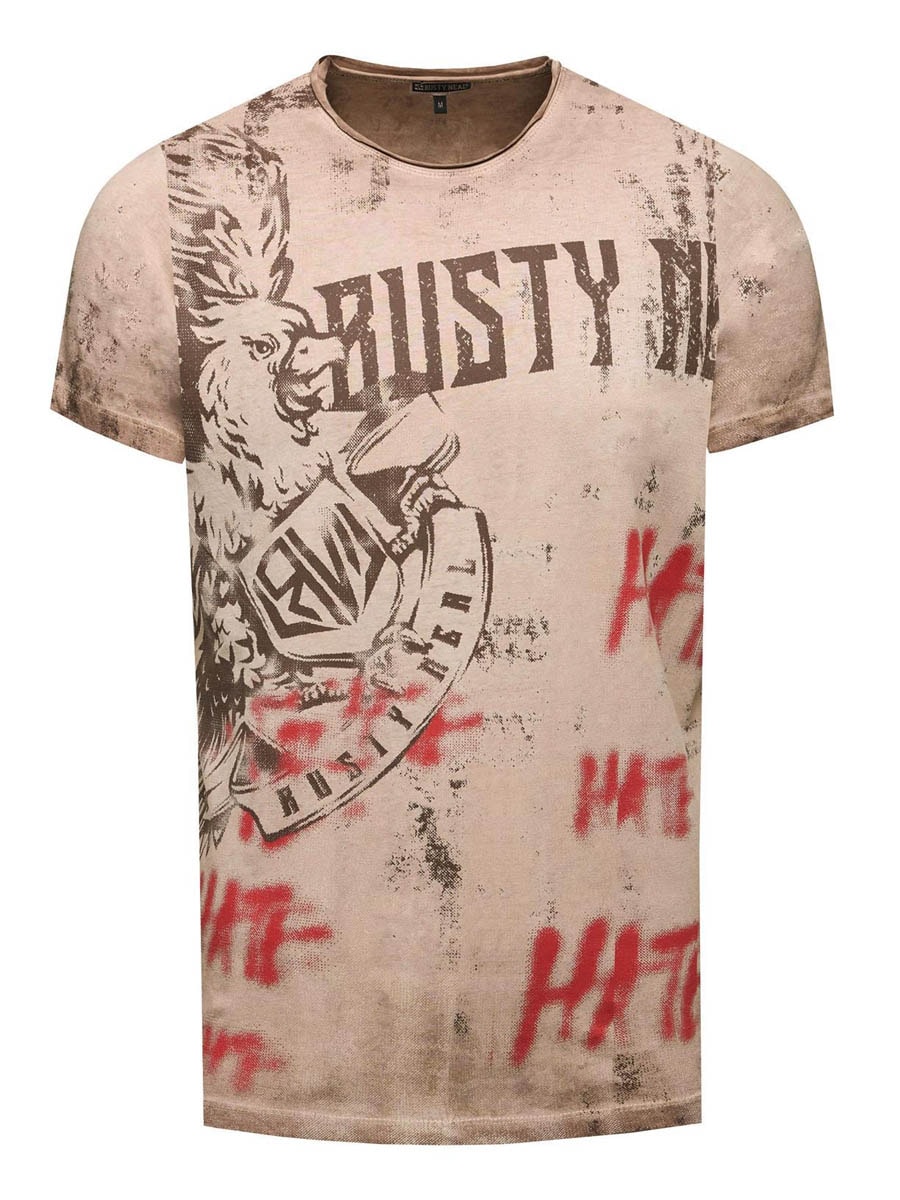 Broken Eagle T-shirt - Brown.jpg