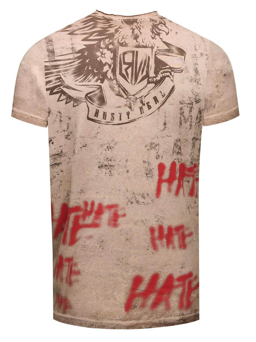 Broken Eagle T-shirt - Brown 1.jpg