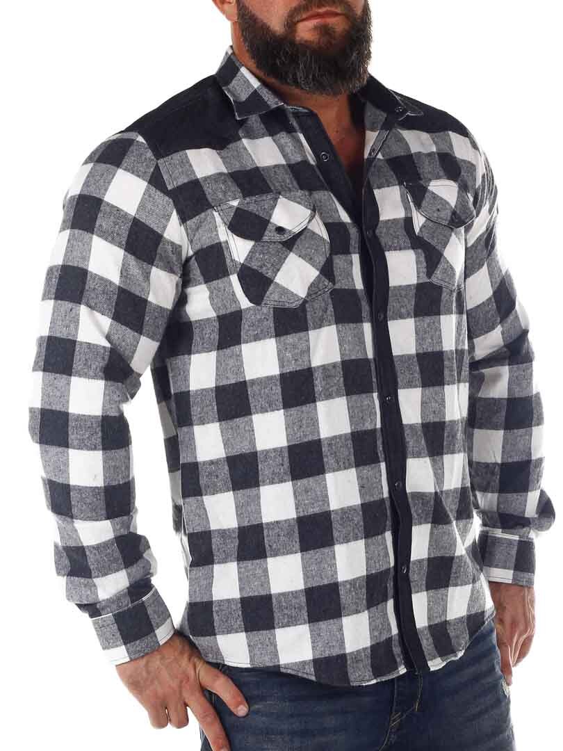 RD Lumberjack Paita - Musta/Valkoinen
