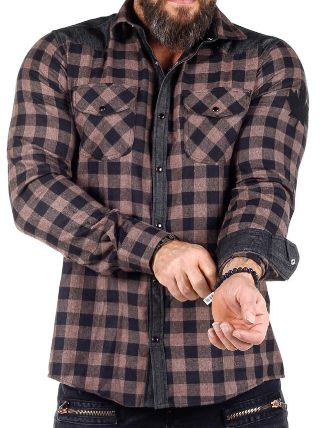 RD Lumberjack Paita - Ruskea/Musta