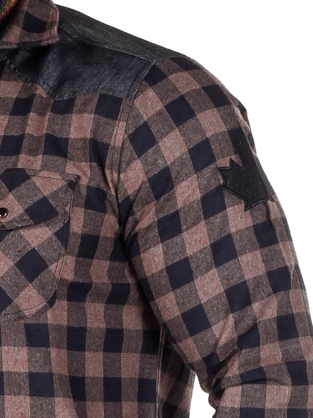 RD Lumberjack Paita - Ruskea/Musta