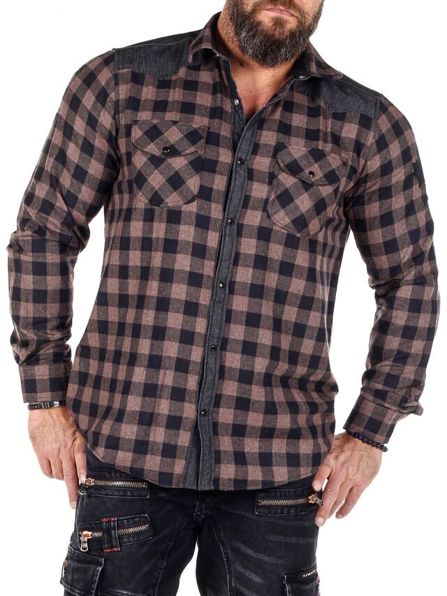 RD Lumberjack Paita - Ruskea/Musta