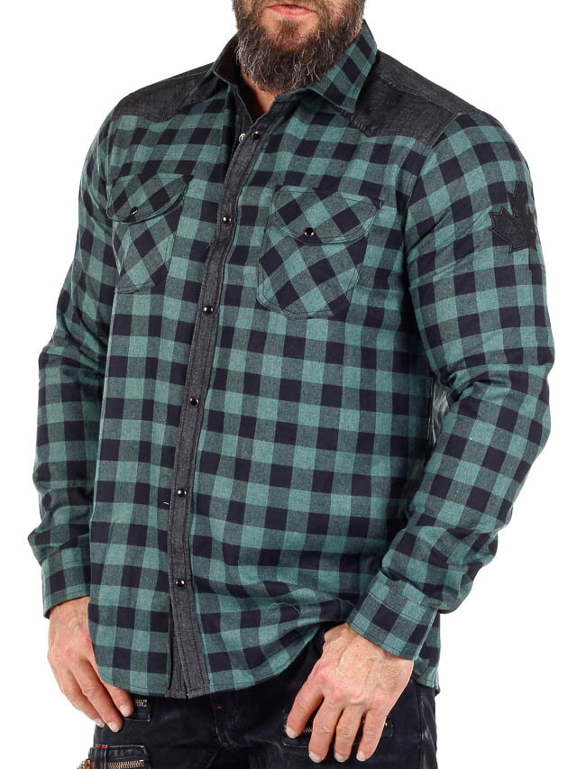 RD Lumberjack Paita - Vihreä/Musta