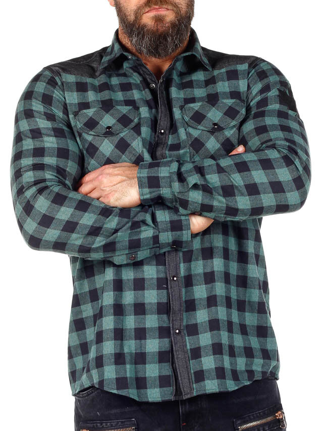 RD Lumberjack Paita - Vihreä/Musta