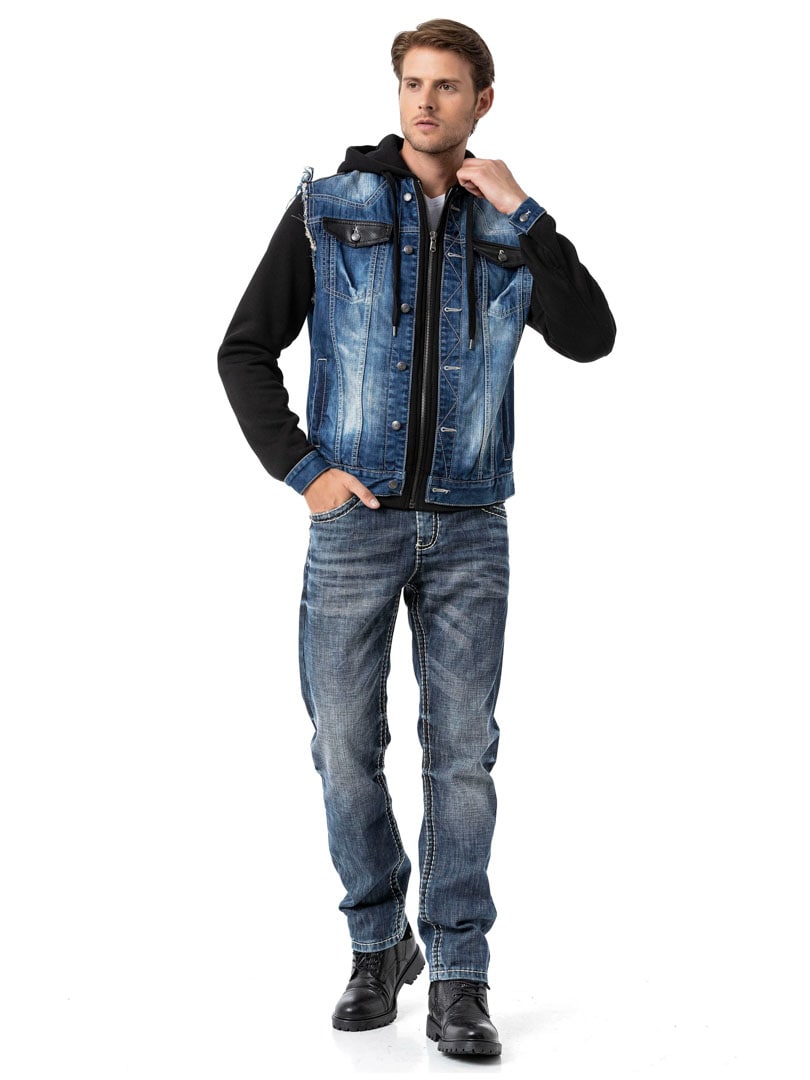 Cipo baxx Jeans Jacket CJ307_5.jpg