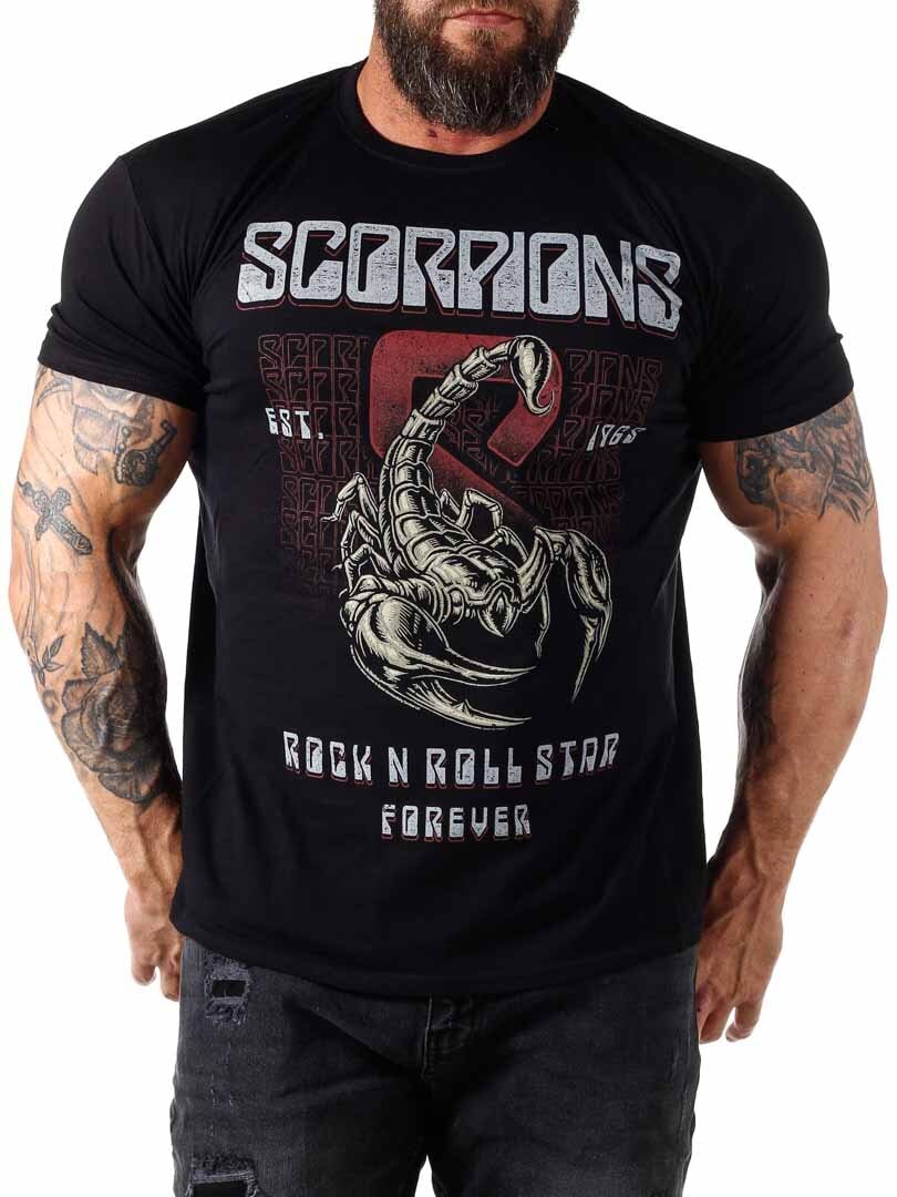 Scorpions Start Forever T-paita - Musta
