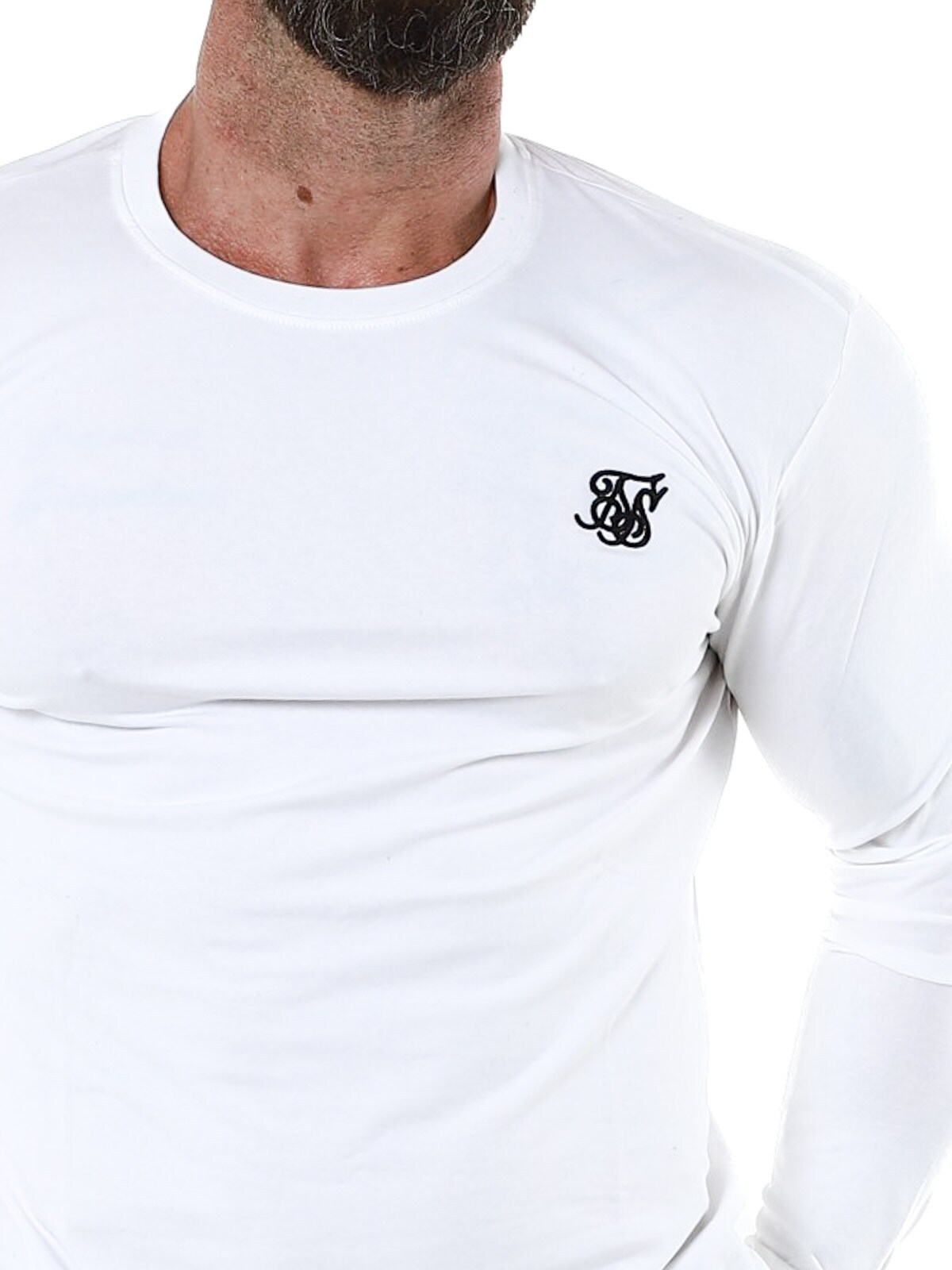 Essentials SikSilk Longsleeve - white lars_4.jpg