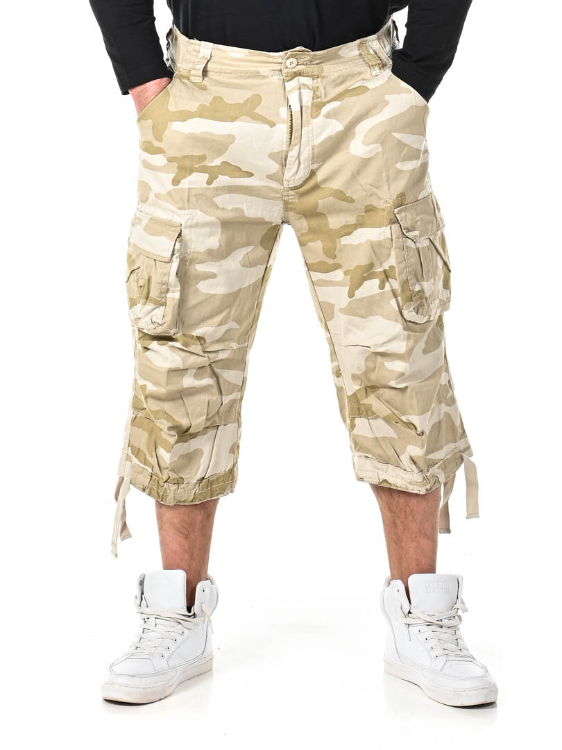 Urban Legend 3/4 Shortsit - Camo/Beige