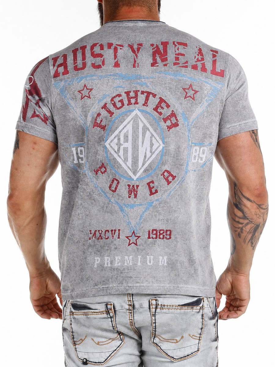 Fighter Power T-shirt dark grey 1 main.jpg