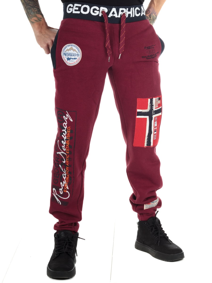 Geo Norway Sweatpants - winered_3.jpg
