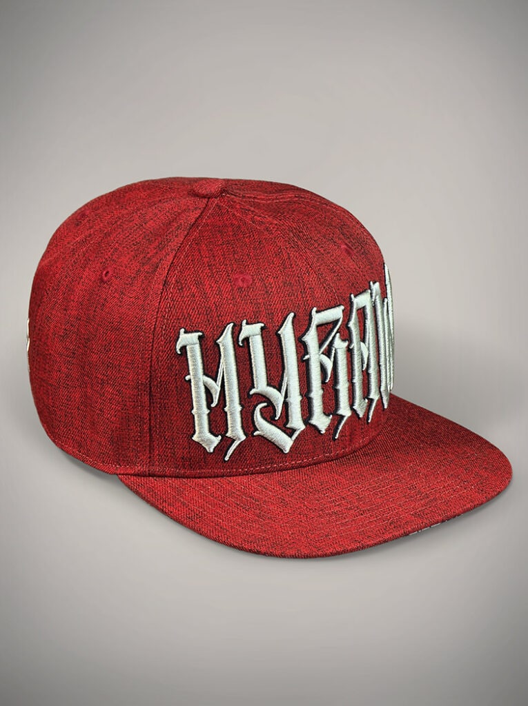 HEATER RED Snapback Cap 2.jpg