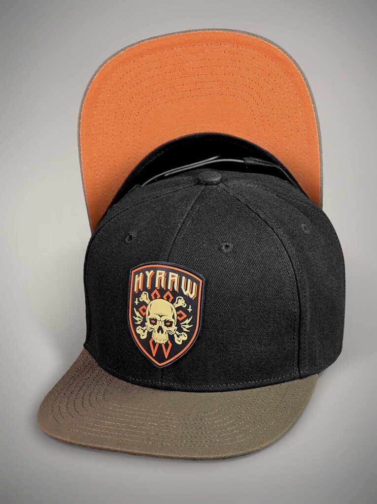 HELL BACK flat caps hyraw.jpg