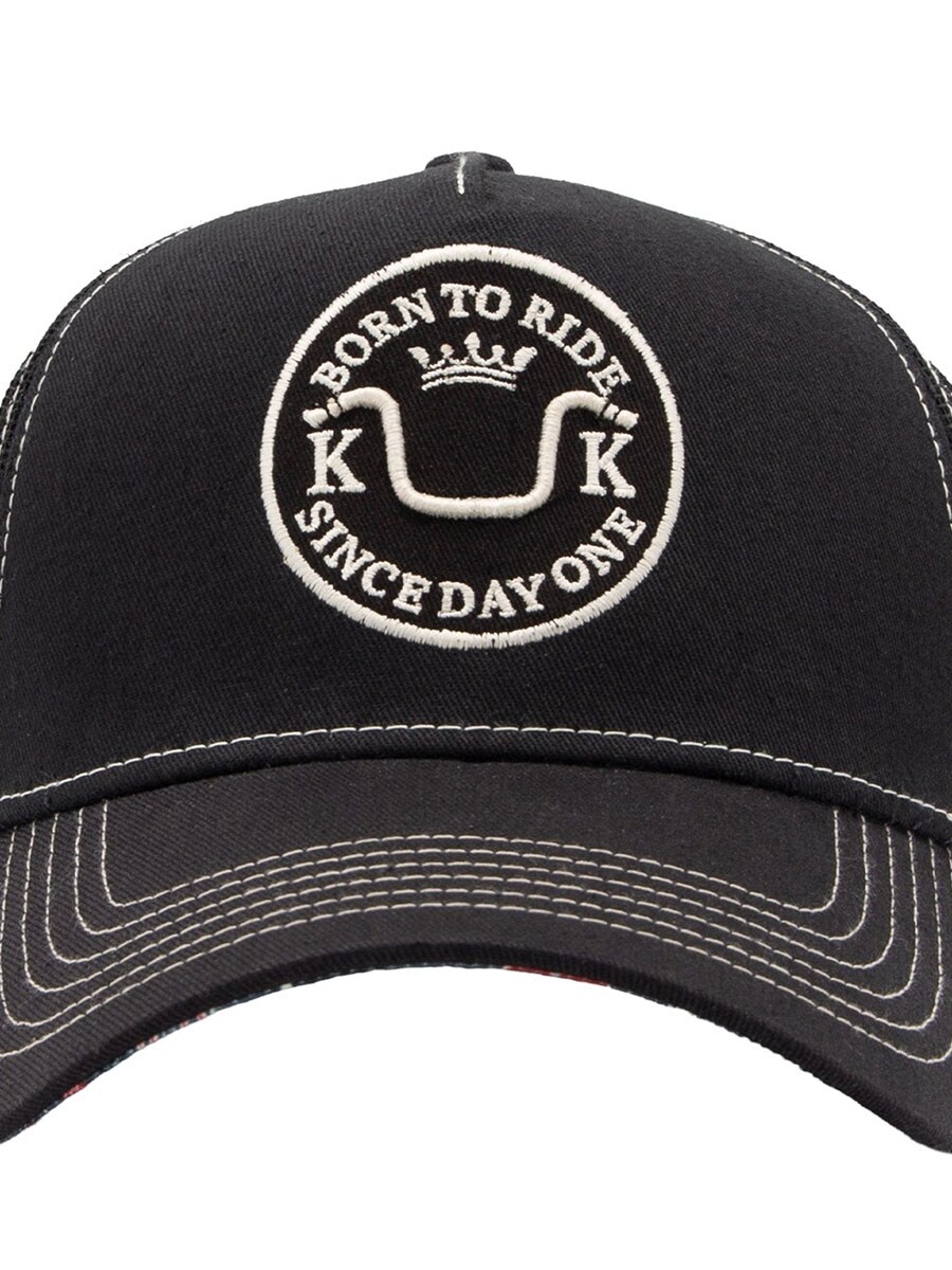 King Kerosin Born To Ride Keps - Svart 2.jpg