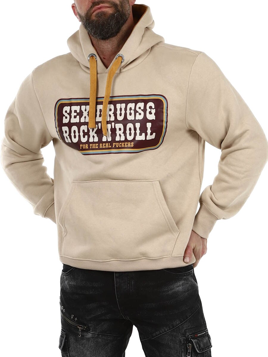 King Kerosin Rock N Roll Hoodie - Beige new_2.jpg