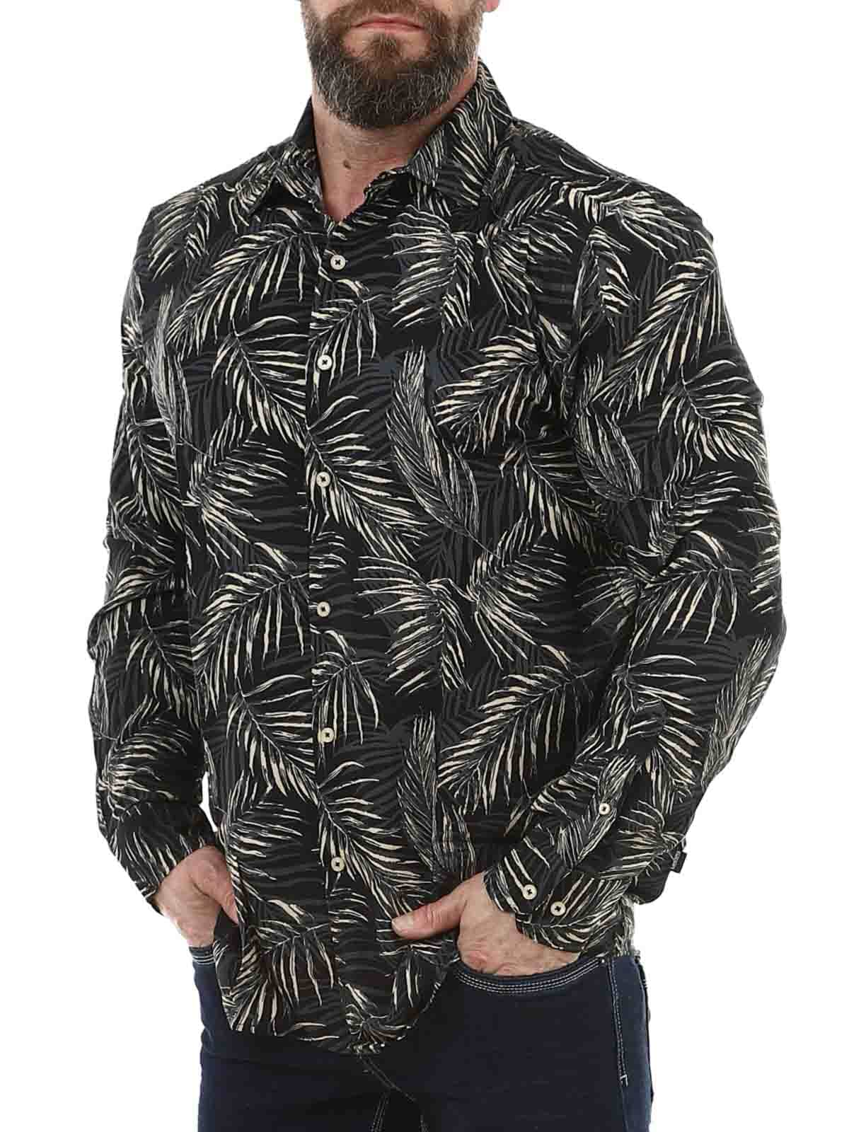 Manity Carisma Shirt 8737 - Black Beige_3.jpg