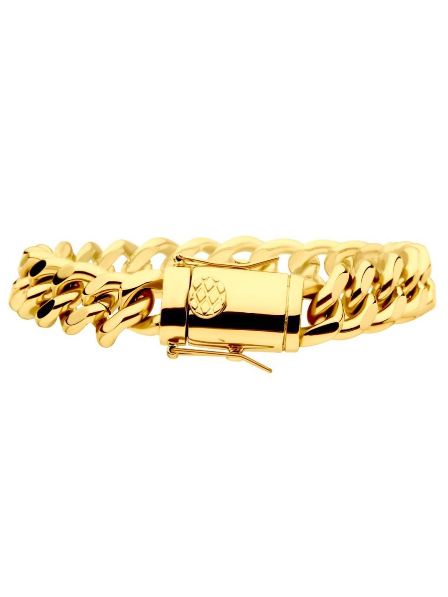 Miami Inox 12mm Armband - Guld.jpg