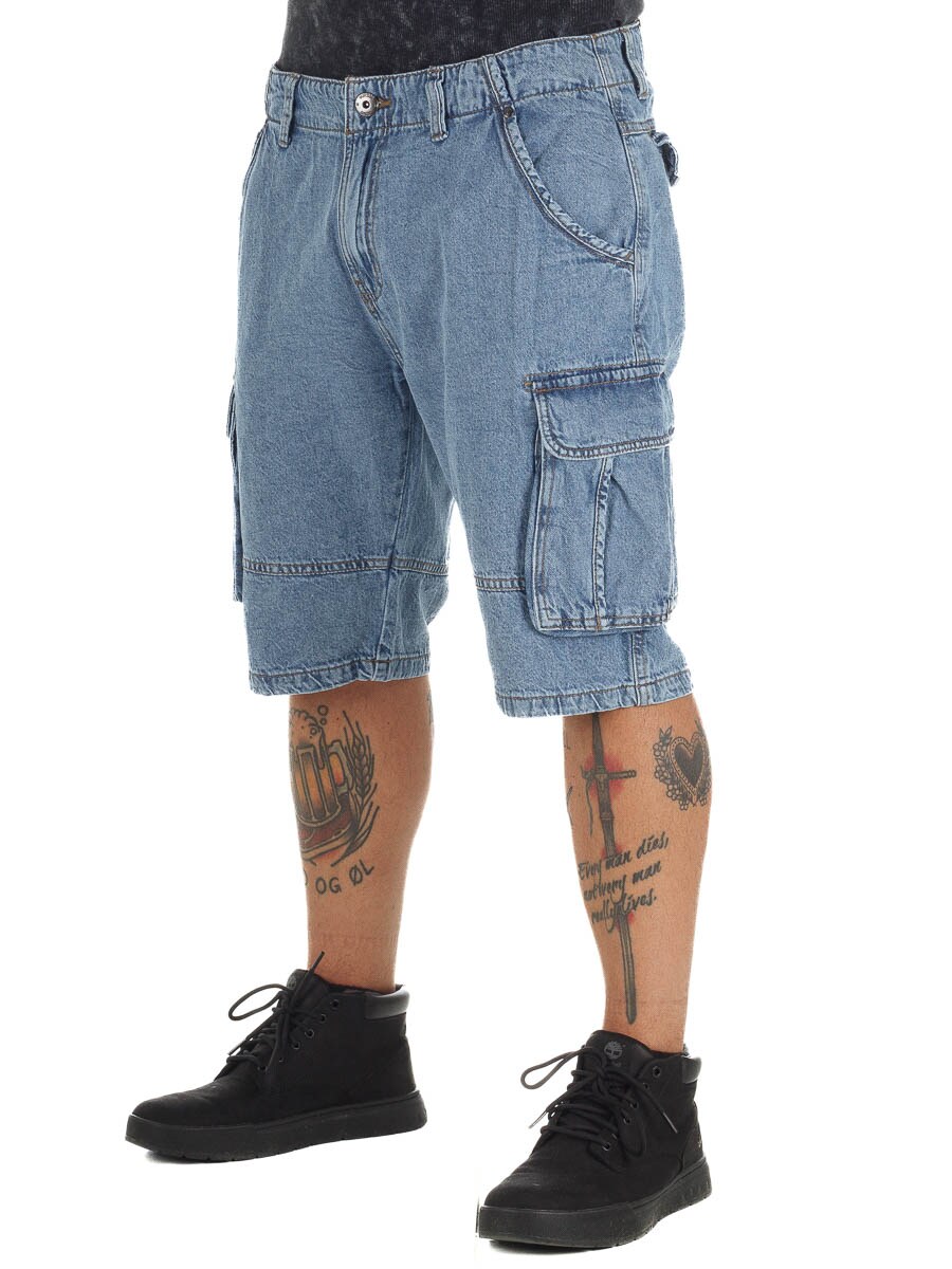 Monrad Indicode Shorts blue washed_2.jpg