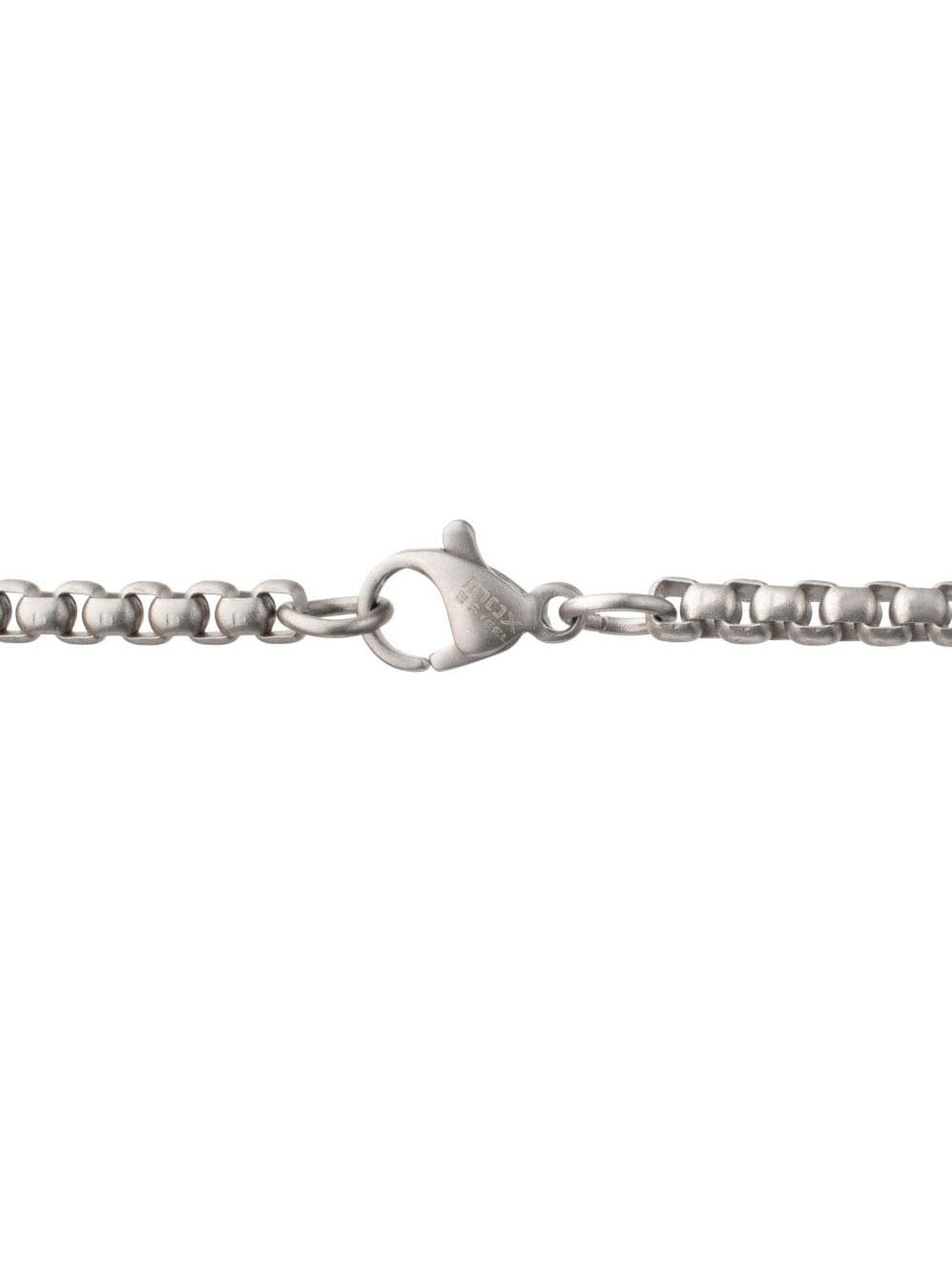 Ocean Steed Beveled Strip Inox Halsband - Silver 4.jpg