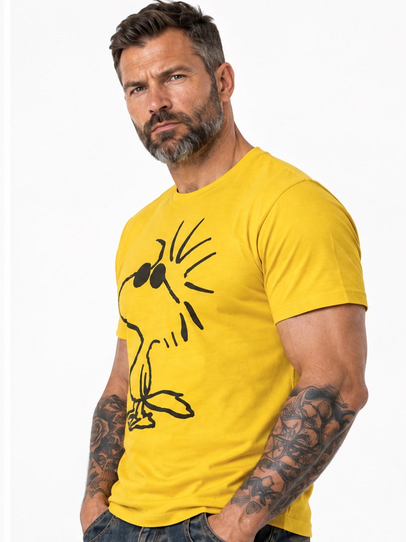 Peanuts Woodstock T-shirt - Yellow2.jpg