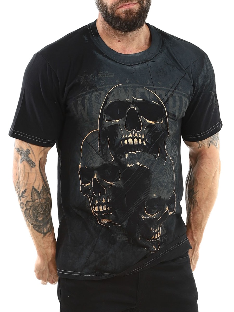 Power Chord Wornstar T-shirt - Svart -11.jpg