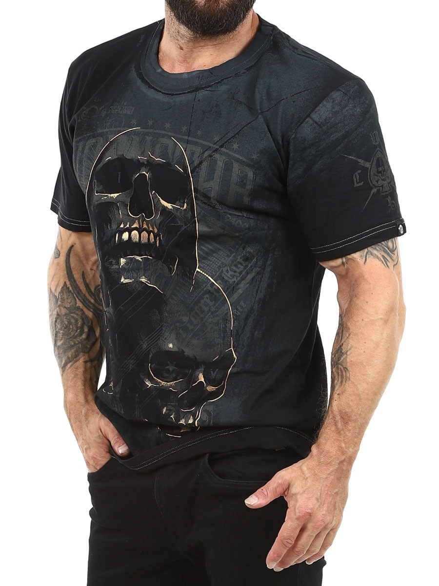 Power Chord Wornstar T-shirt - Svart -8.jpg