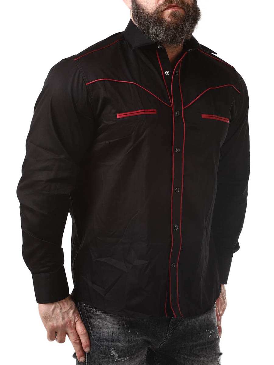 RD Roadster Shirt - Black red_3.jpg