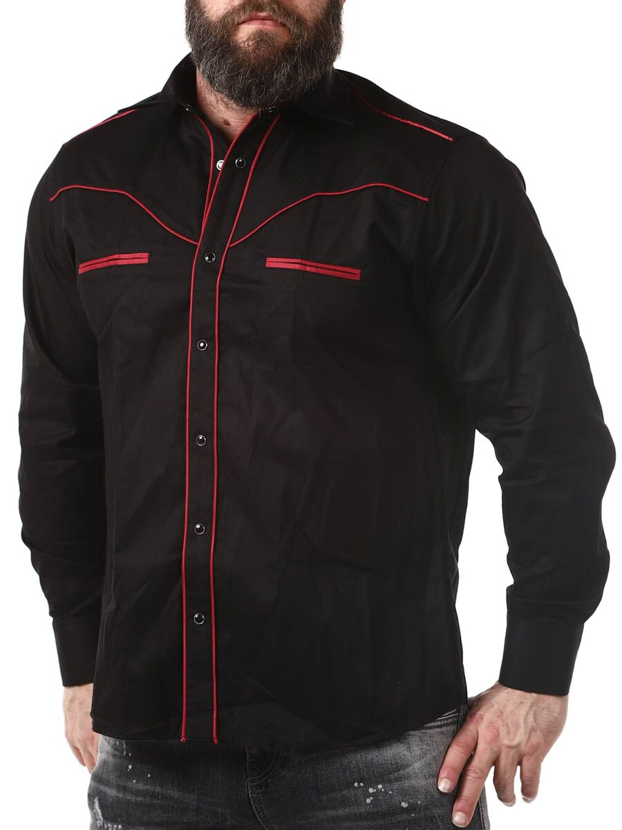 RD Roadster Shirt - Black red_4.jpg