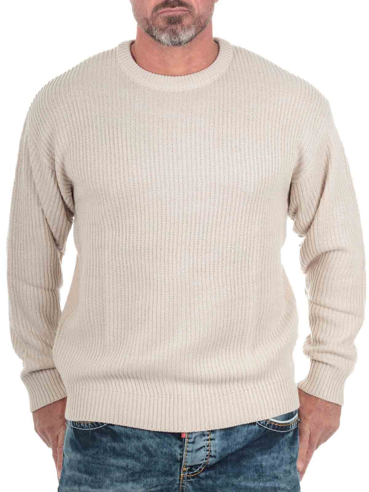 Rebel Logan Stickad Troja - Beige_4.jpg