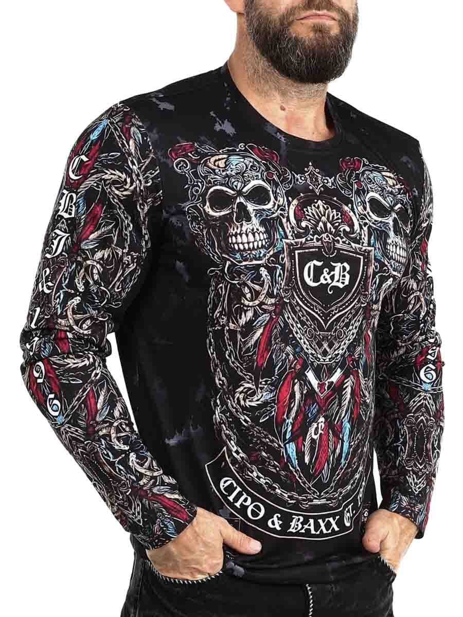 Rebel Spiral Cipo Baxx Longsleeve - Svart_2.jpg