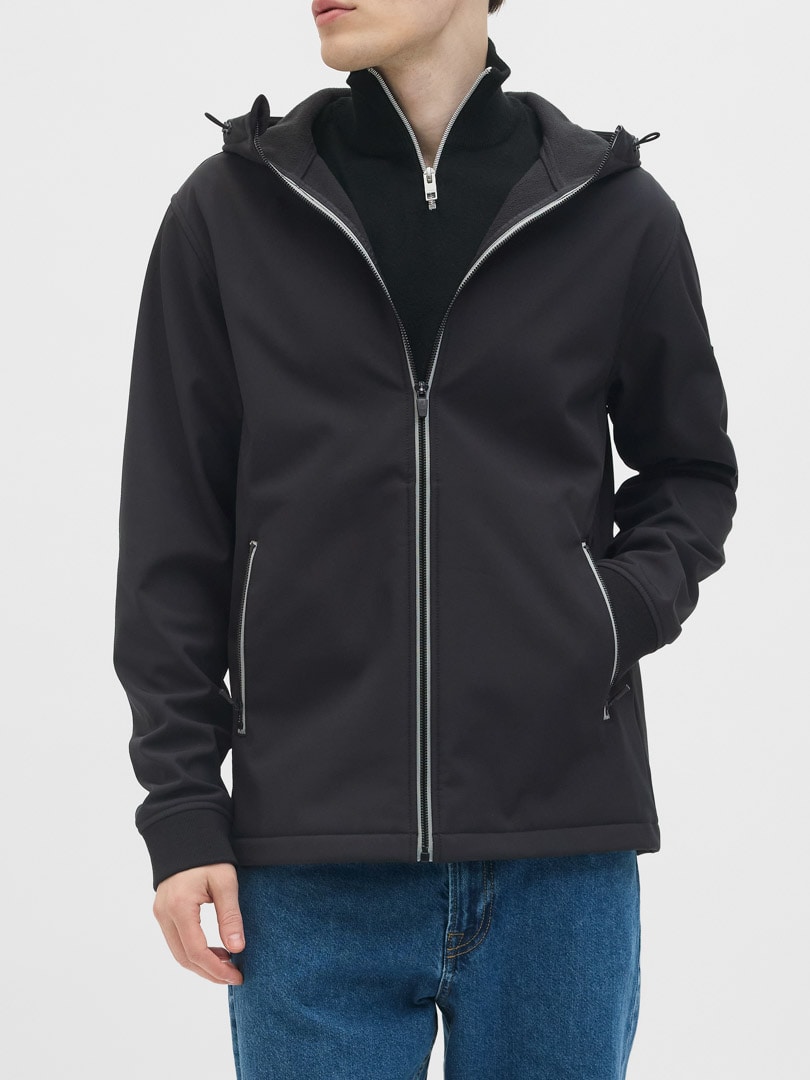 Rebel Wood Softshelljacka - Svart_1.jpg