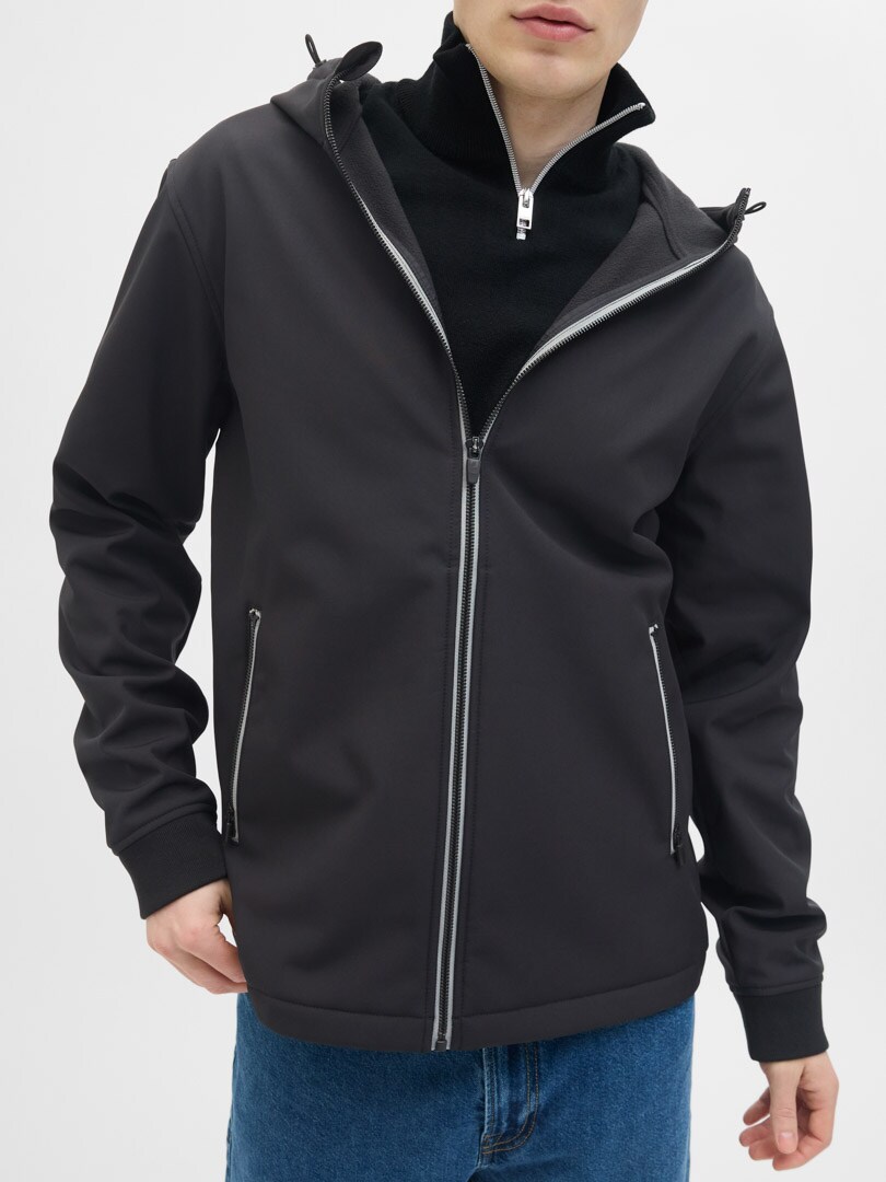 Rebel Wood Softshelljacka - Svart_5.jpg