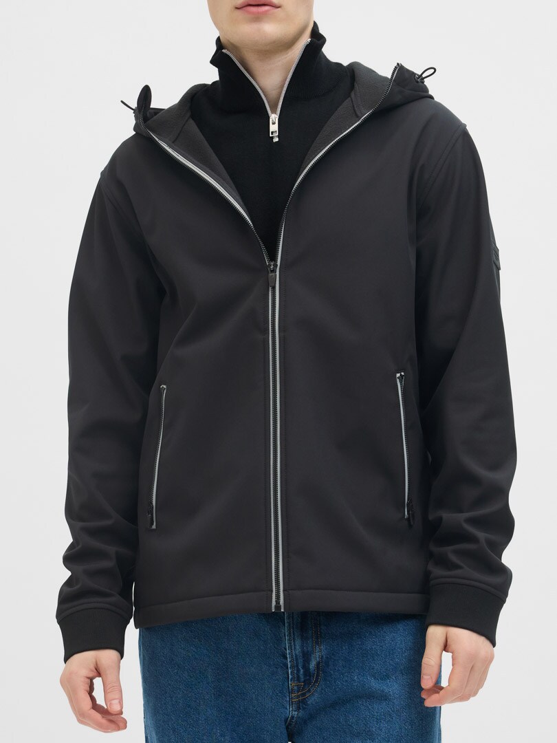 Rebel Wood Softshelljacka - Svart_6.jpg