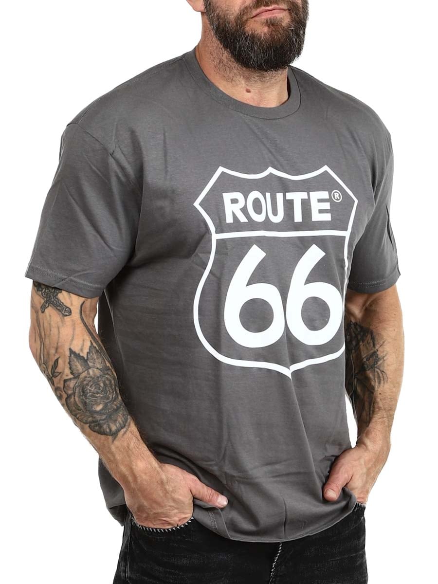 Route 66 Grey Tshirt_3.JPG
