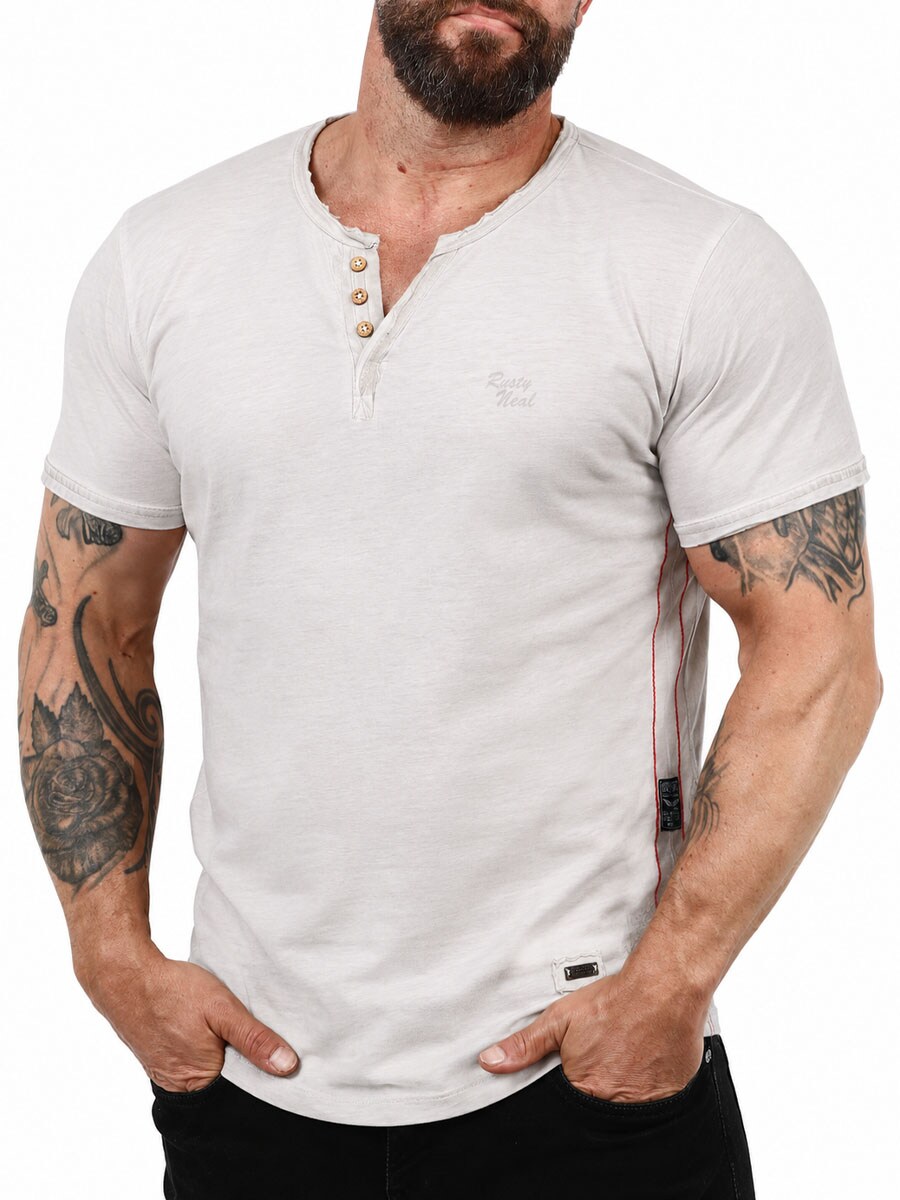 Rusty Neal Logo T-shirt - Grey 3.jpg