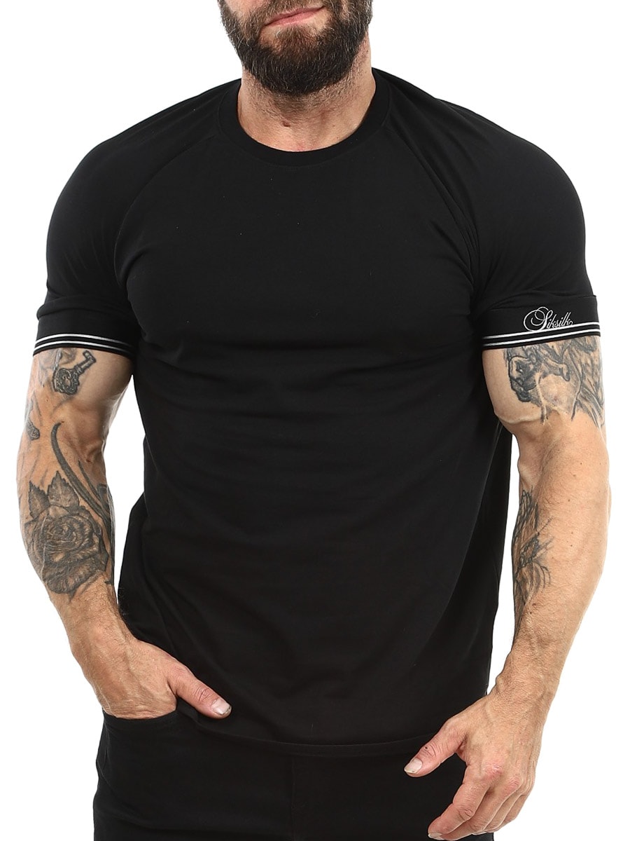 SikSilk 29454 Tech T-shirt - Svart-5.jpg