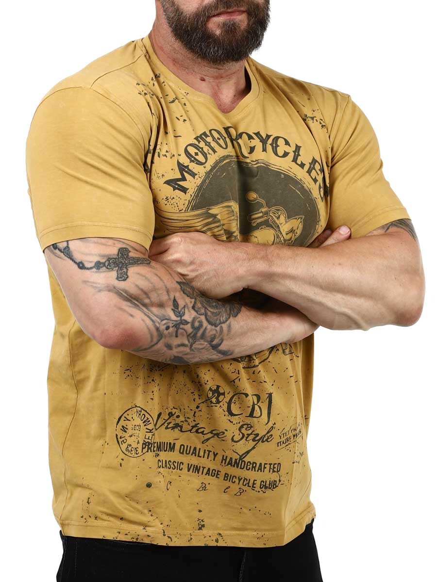 T-shirt Cerny Cipo Baxx  CT813 Mustard_3.jpg
