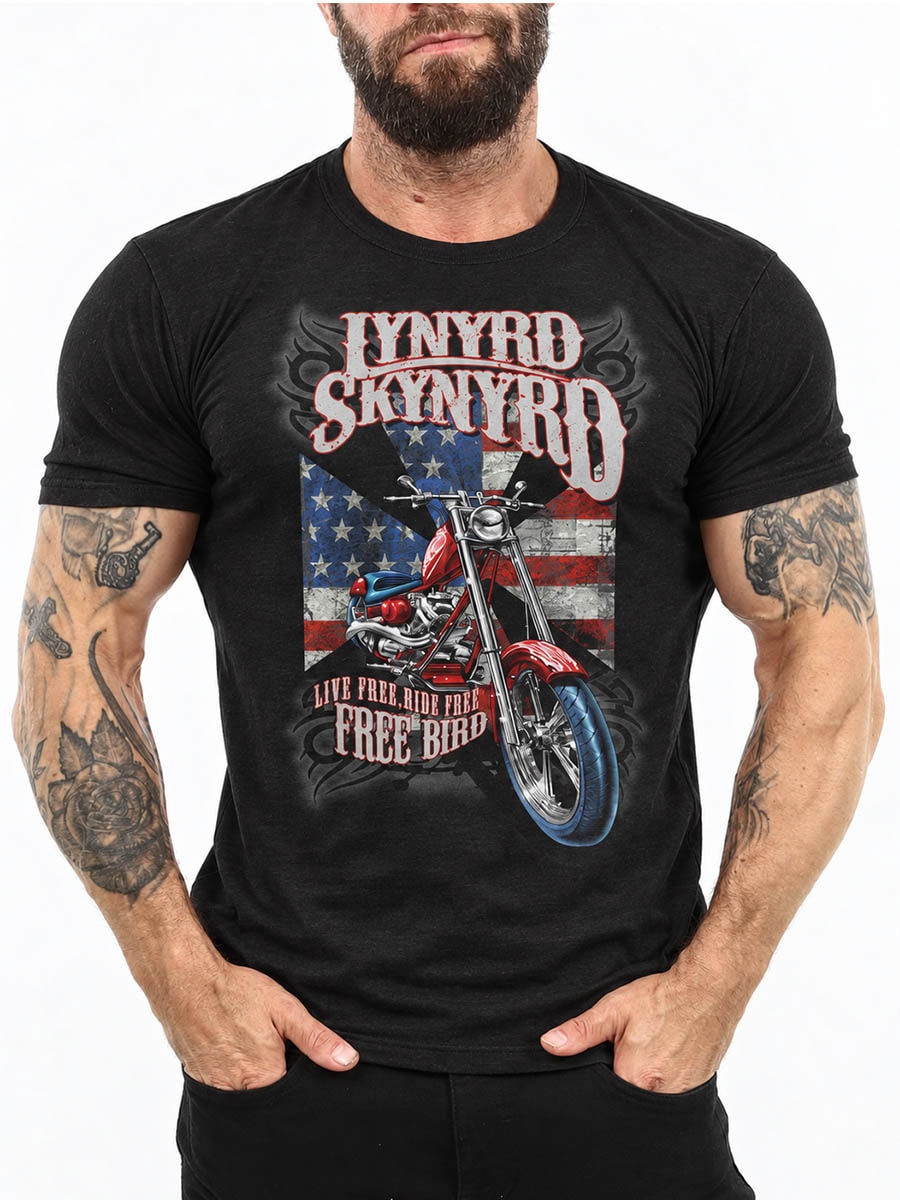 T-shirt Lynyrd Skynyrd Live Free.jpg