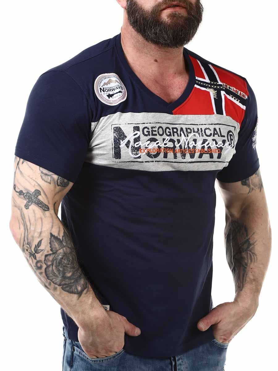 T-skjorte Geo Norway Dark Blue_2.jpg