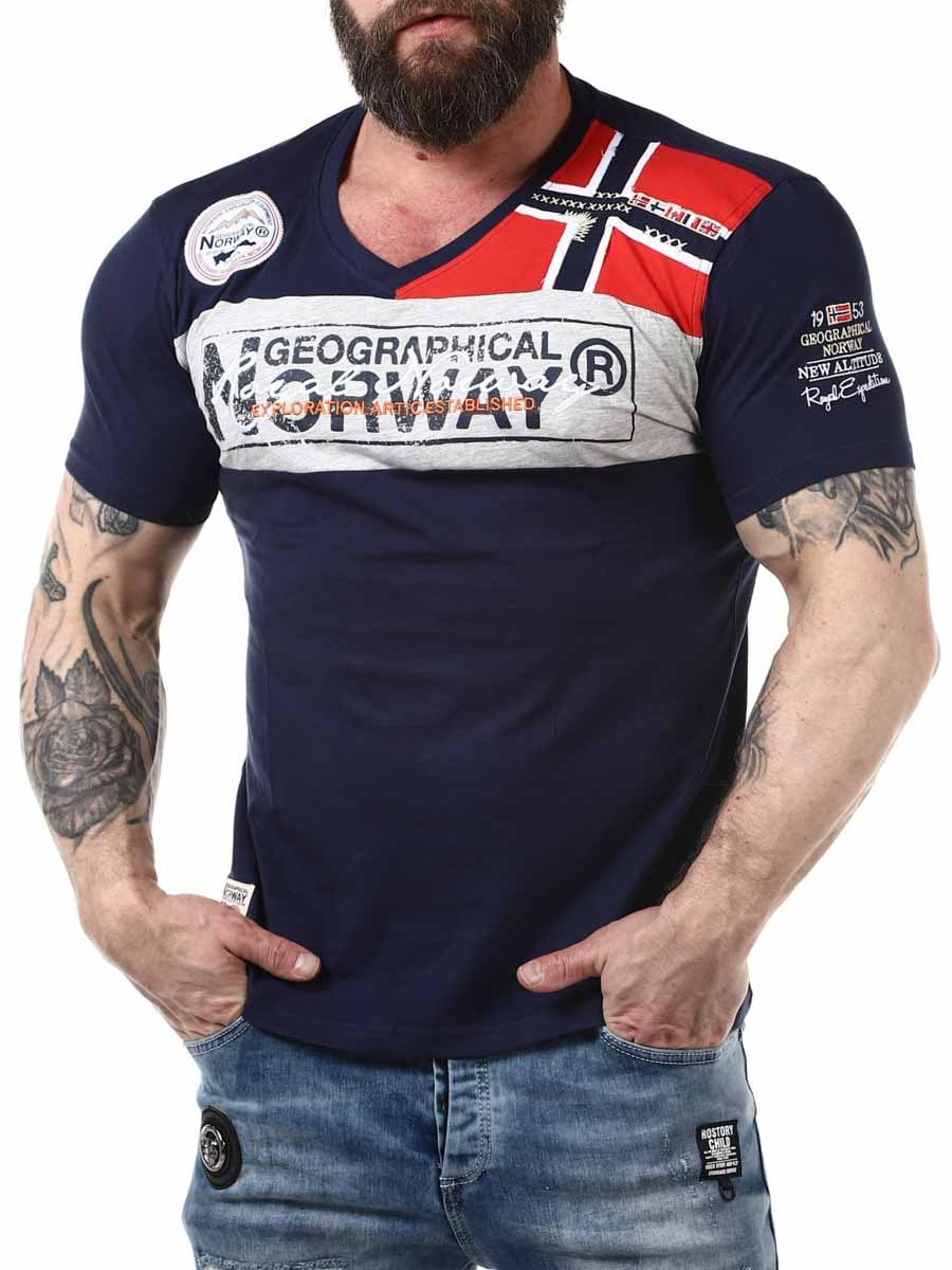 T-skjorte Geo Norway Dark Blue_4.jpg