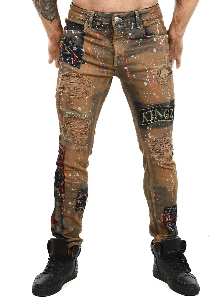 Valerix Kingz Jeans Green Brown_1.jpg