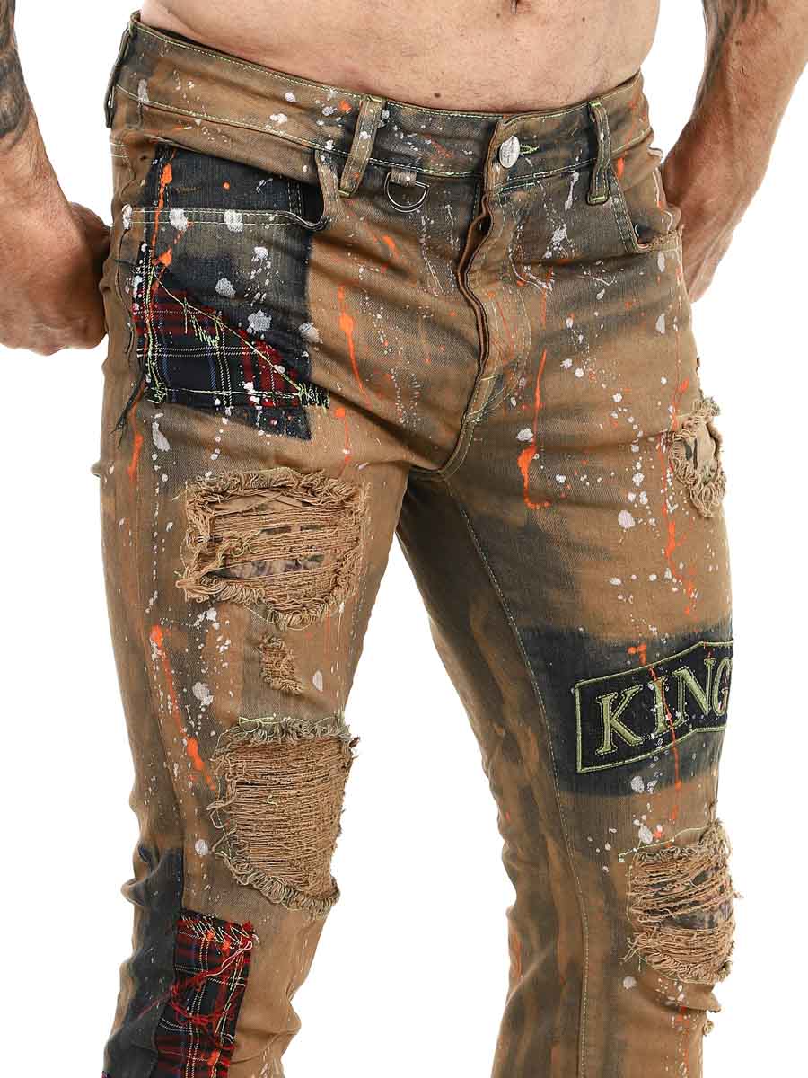 Valerix Kingz Jeans Green Brown_2.jpg
