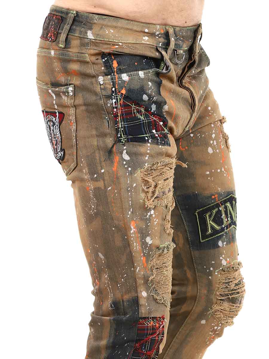 Valerix Kingz Jeans Green Brown_5.jpg