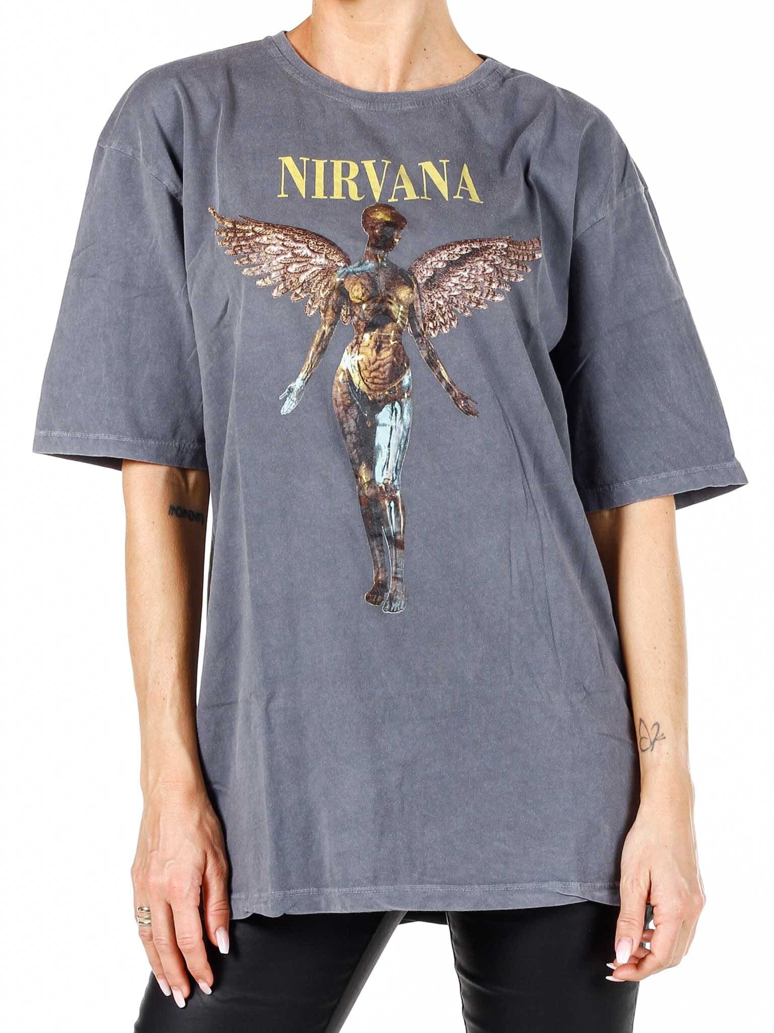 Nirvana T-paita - Harmaa
