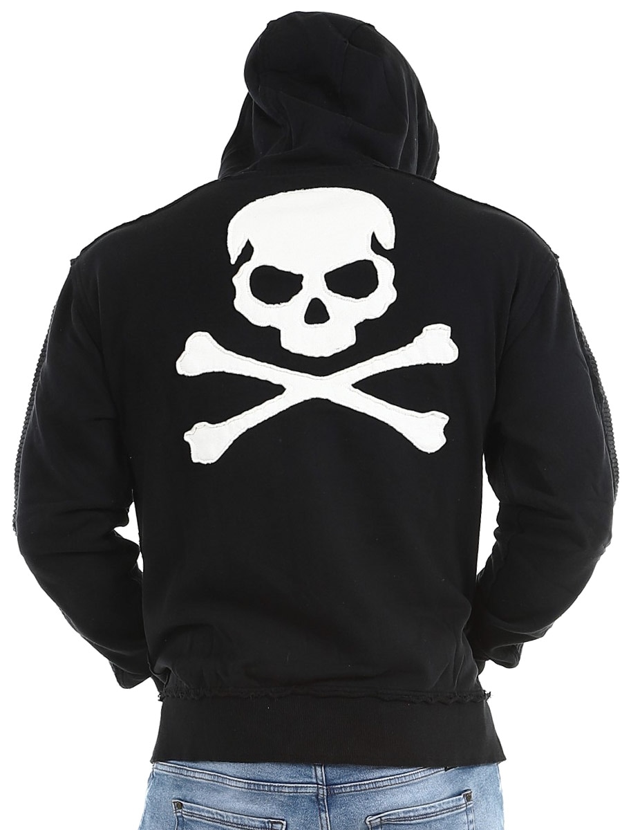 White Skull Wornstar Hoodie Black_4.jpg