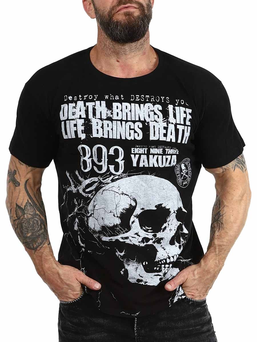 Yakuza Death Life T-shirt  Black Lars_1.jpg