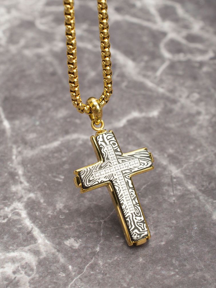 Zebra Cross Pendant Inox Halsband7.jpg