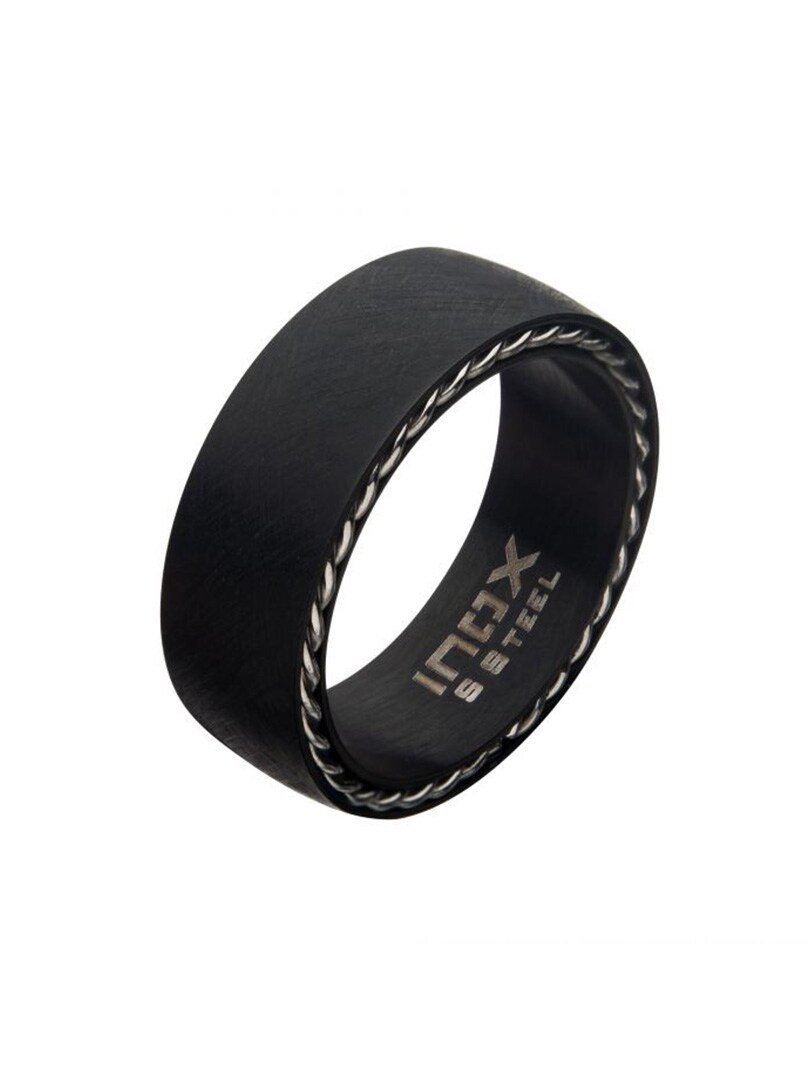 Black Sand Inox Sormus - Musta